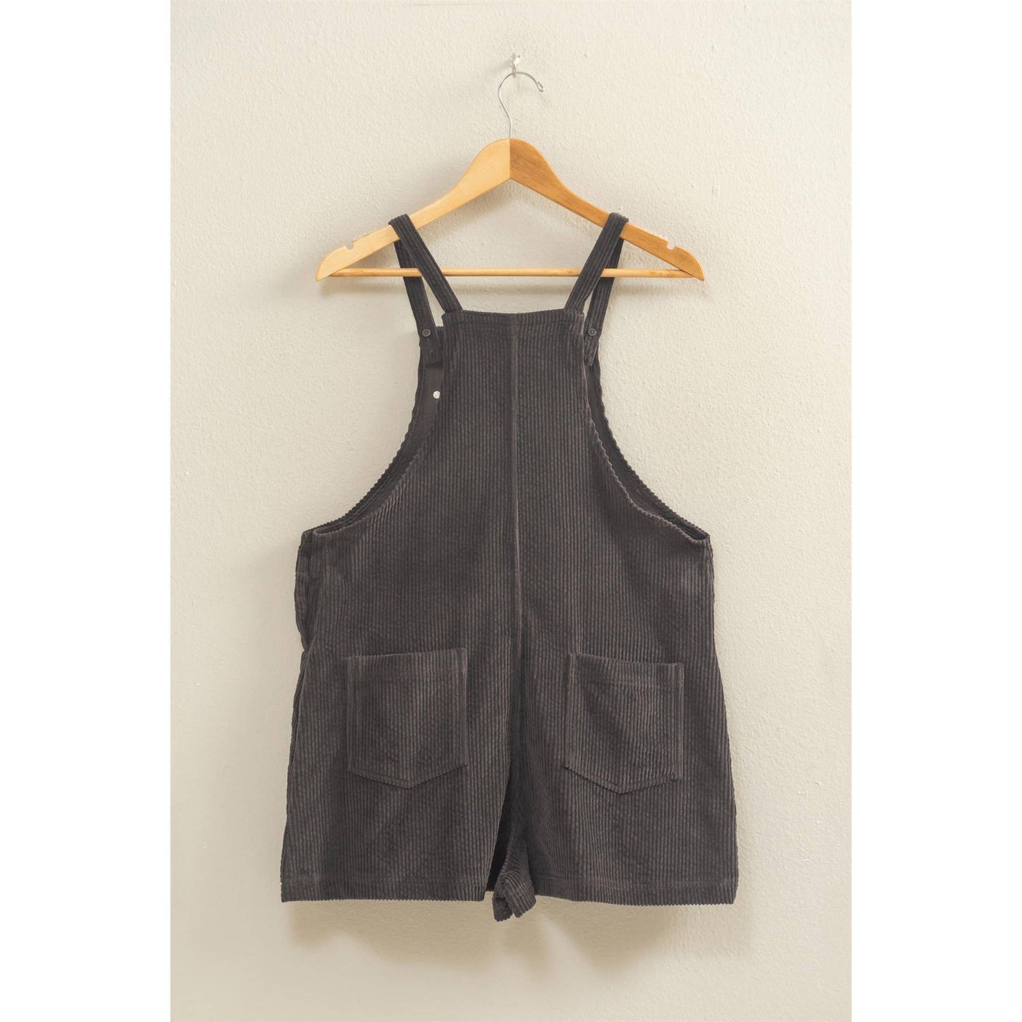 Kandi Corduroy Overall Romper