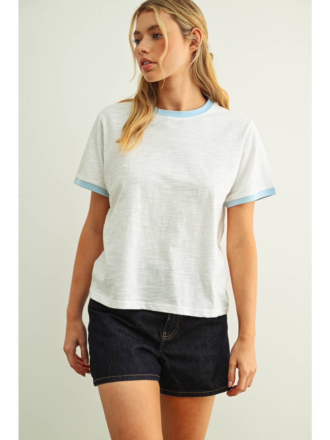 Everyday Slub Ringer Tee