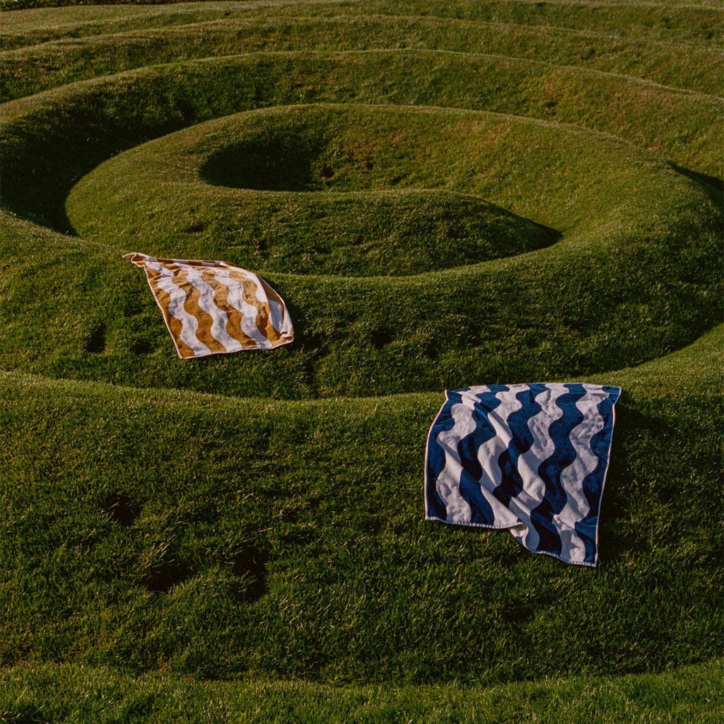 Slowtide Stripe Woven Towel - Brush