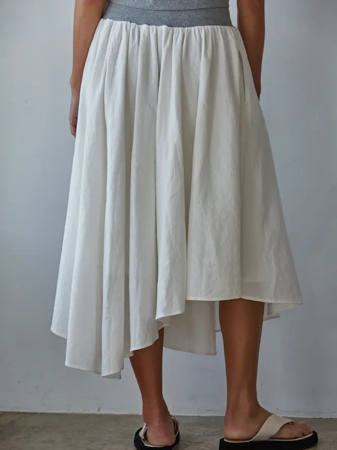 Asymmetrical Midi Skirt