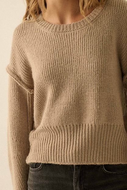 Drop Shoulder Sweater