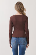 Everly Double-Layer V-Neck Top