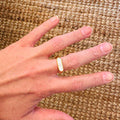 White Bar Ring