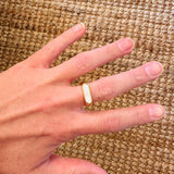 White Bar Ring