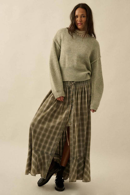 Drop Shoulder Sweater