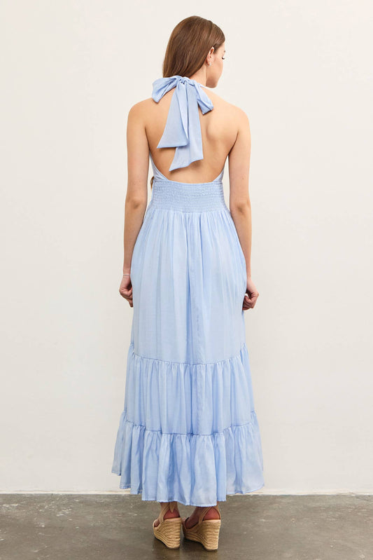 Naomi Halter Tiered Dress