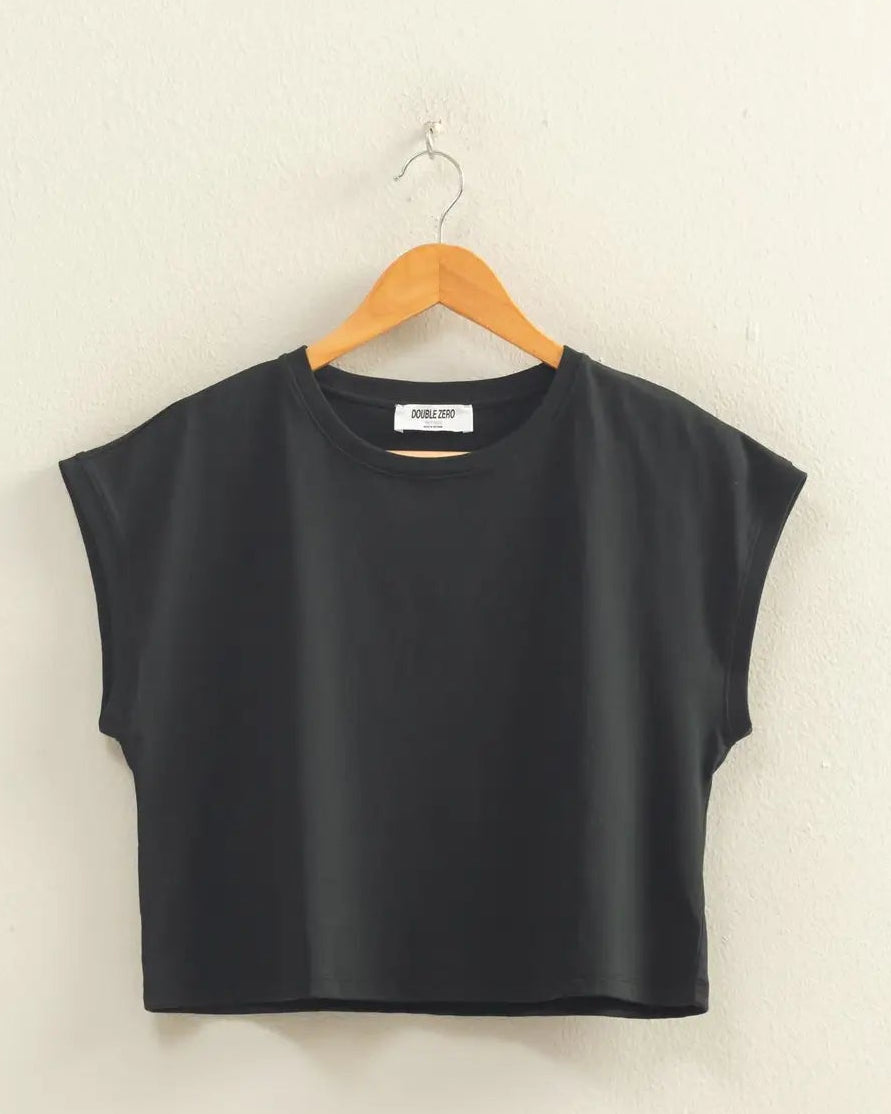 Classic Crew Neck Sleeveless Top