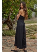 Teagan Strapless Flare Jumpsuit