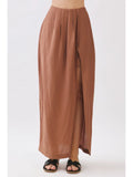 Polly Faux Wrap Pleated Skirt