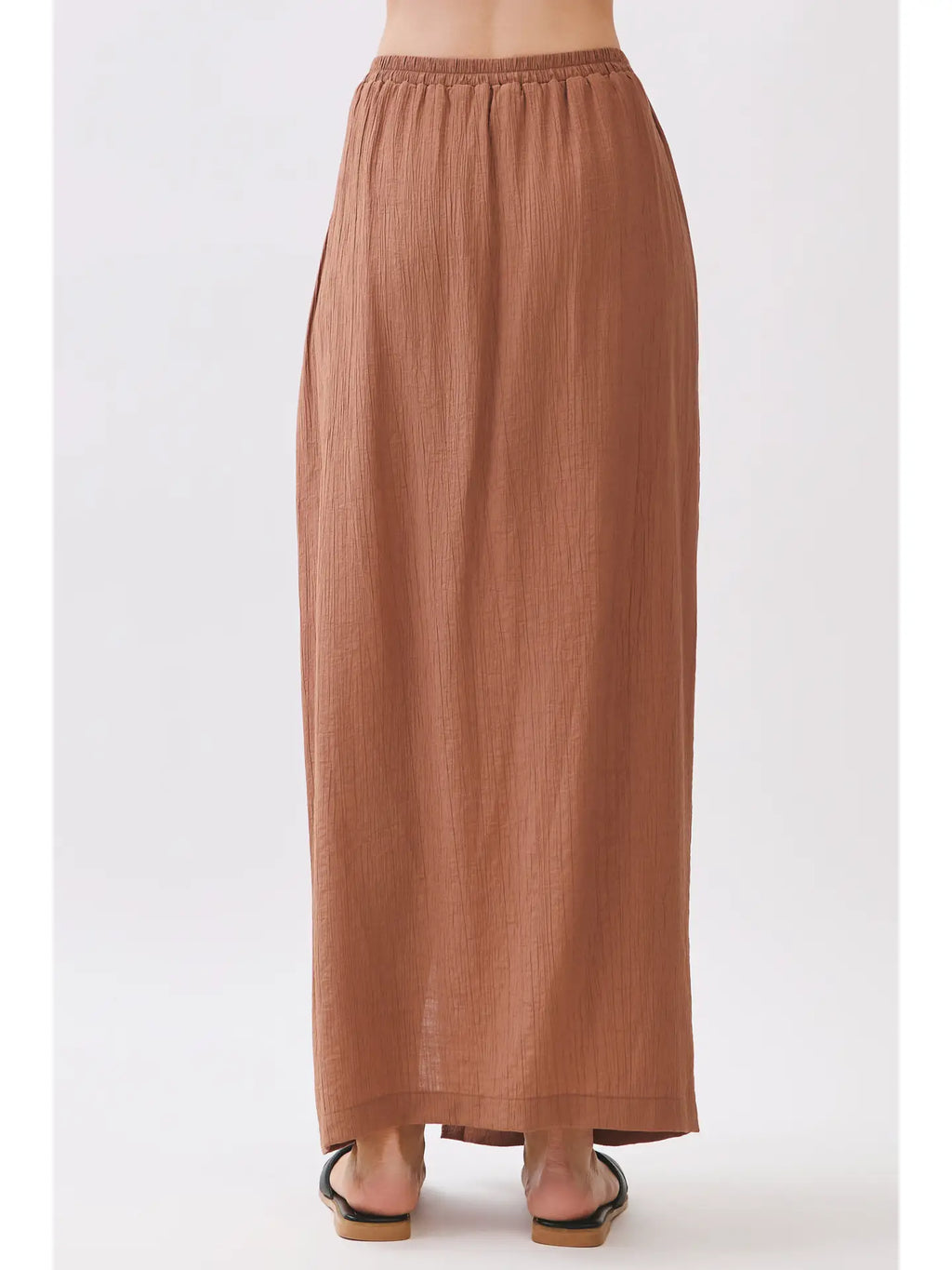 Polly Faux Wrap Pleated Skirt