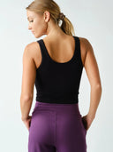 Classic Ribbed Built in Bra Tank
