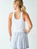 Classic Ribbed Built in Bra Tank