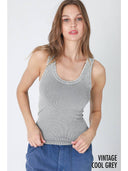 Reversible Ribbed Tank Top