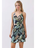 Callie Wrap Mini Dress