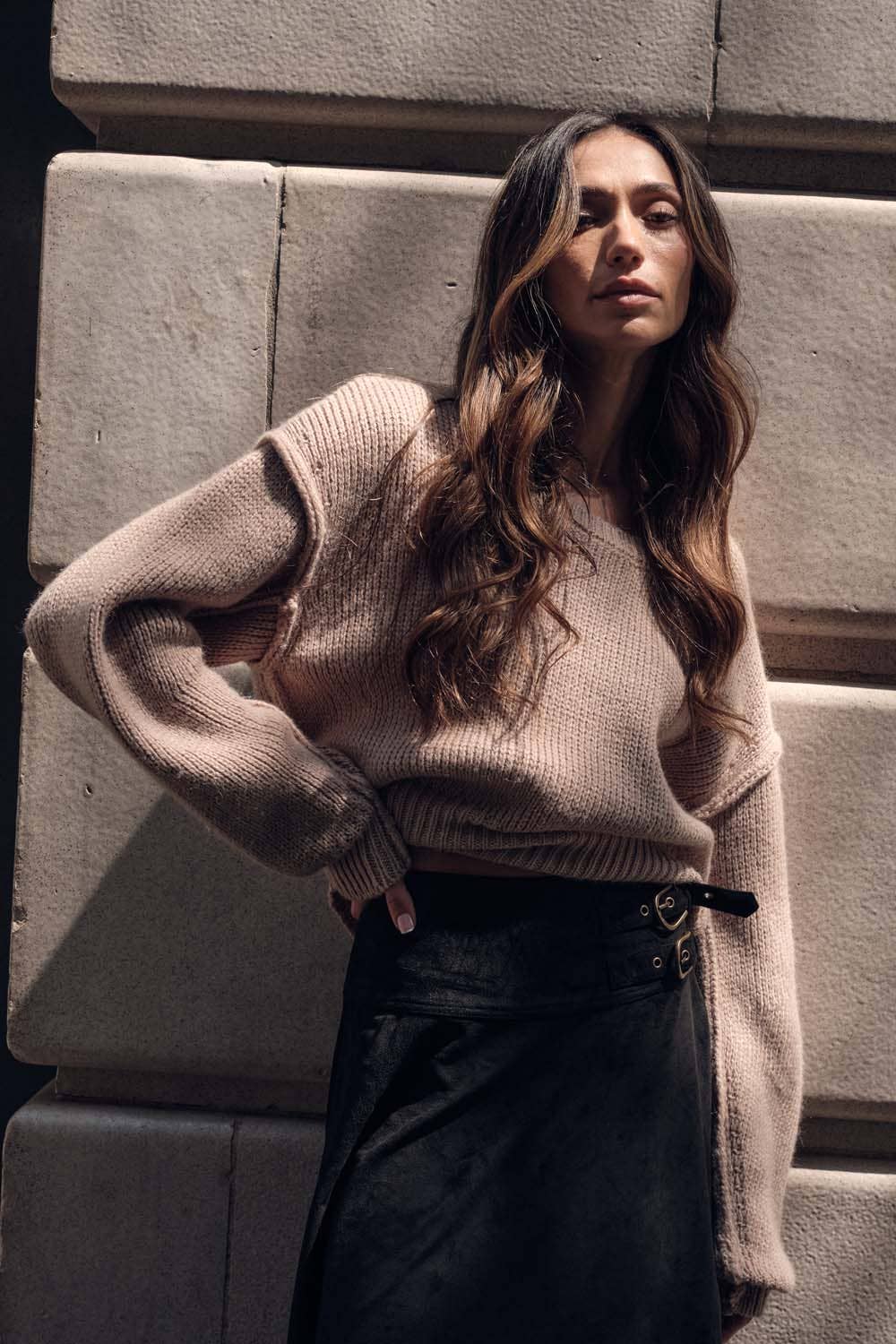 Drop Shoulder Sweater