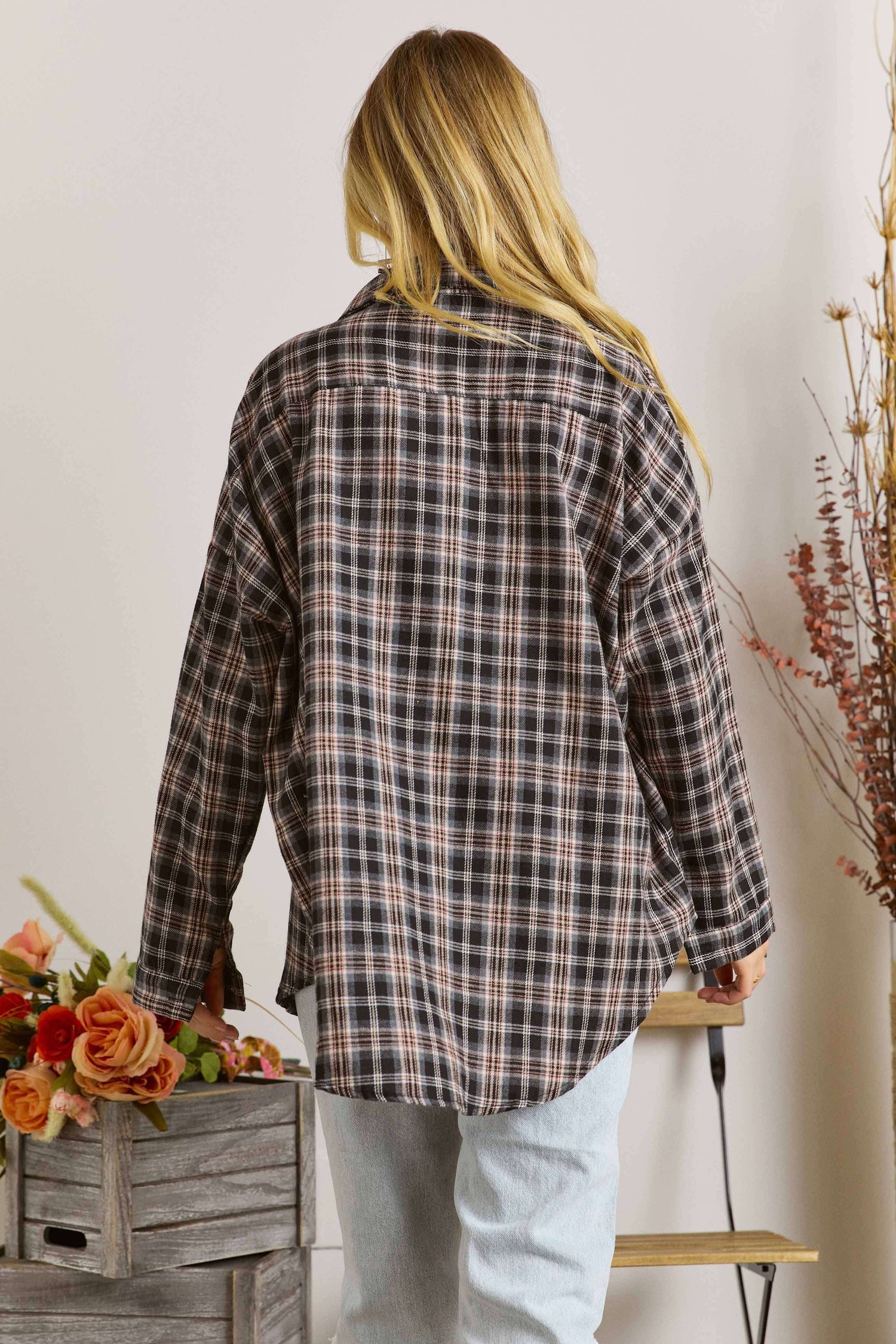 Fall in Love Plaid Shirt