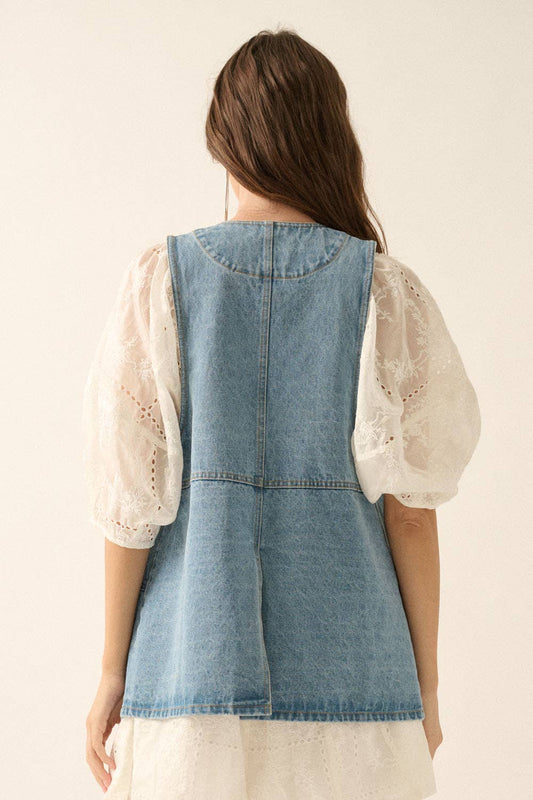 Ashton Denim Vest