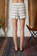 Marla Striped Knit Shorts