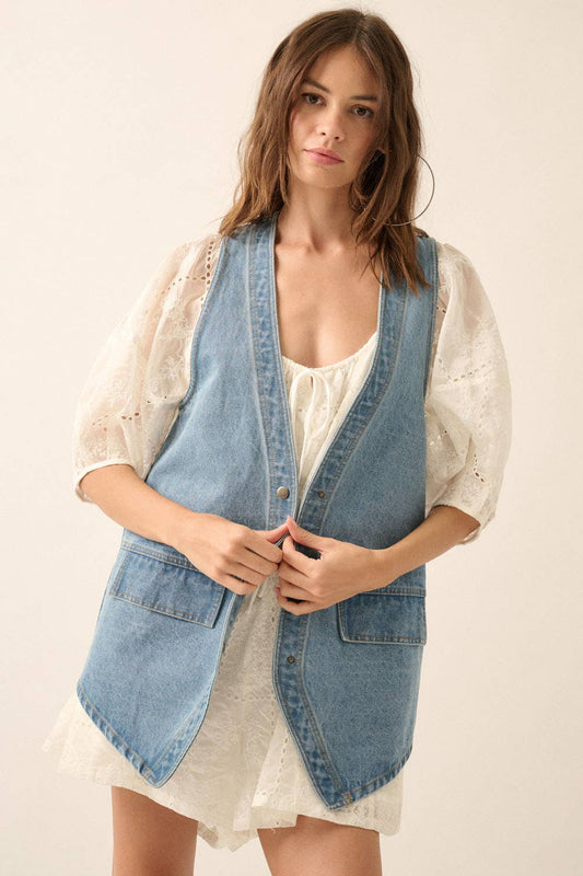 Ashton Denim Vest