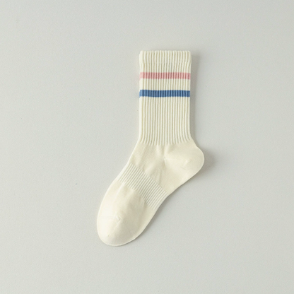 Retro Striped Socks