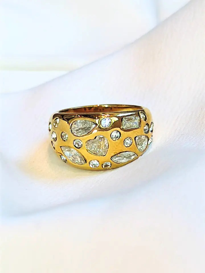 CZ Dome Ring