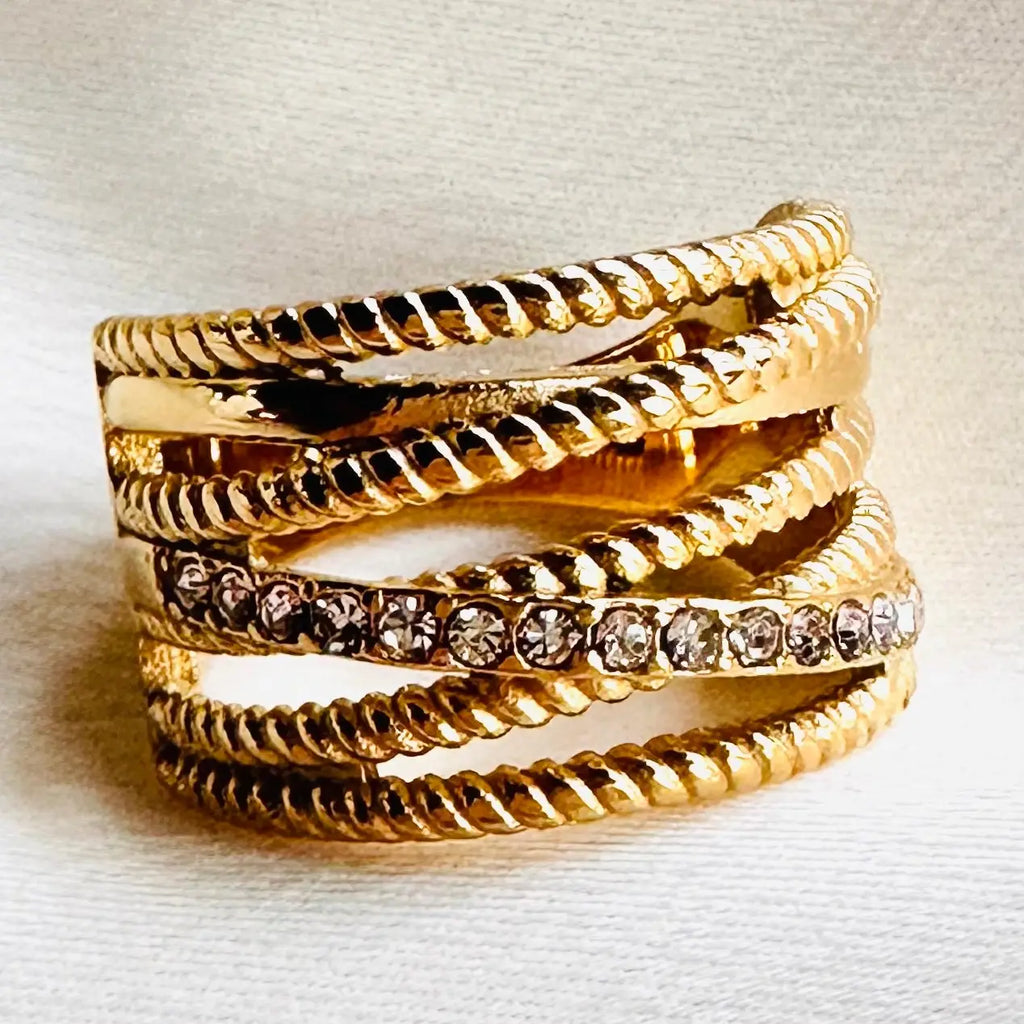 Gold Twist Ring