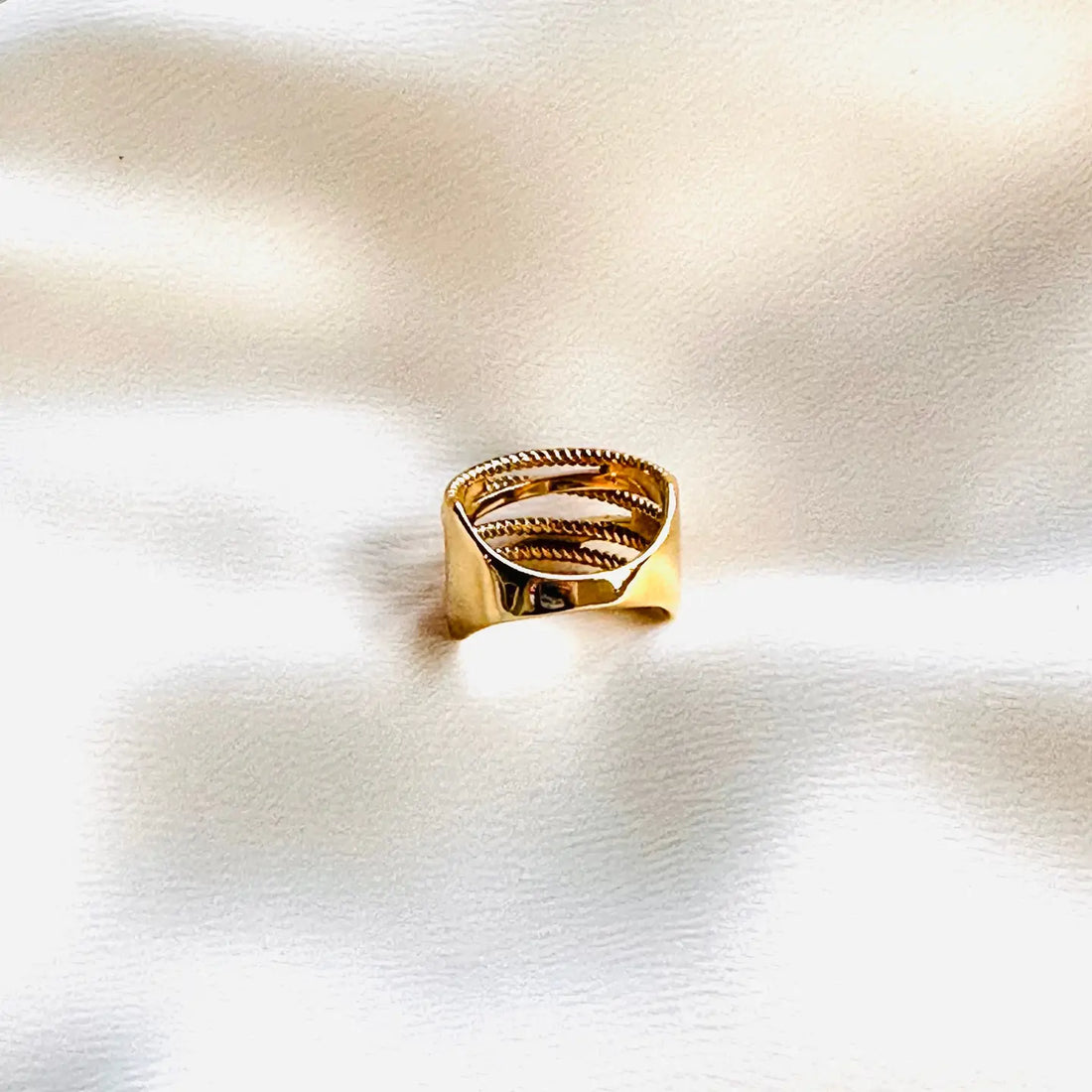 Gold Twist Ring
