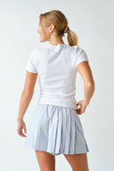 Essential Short Sleeve Ribbed Top