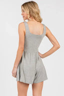 Double Layer Detailed Romper