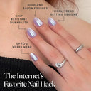 Mermaid's Tail Press-On Nails