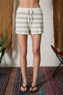 Marla Striped Knit Shorts