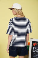 Juniper Colorblock Stripe Tee