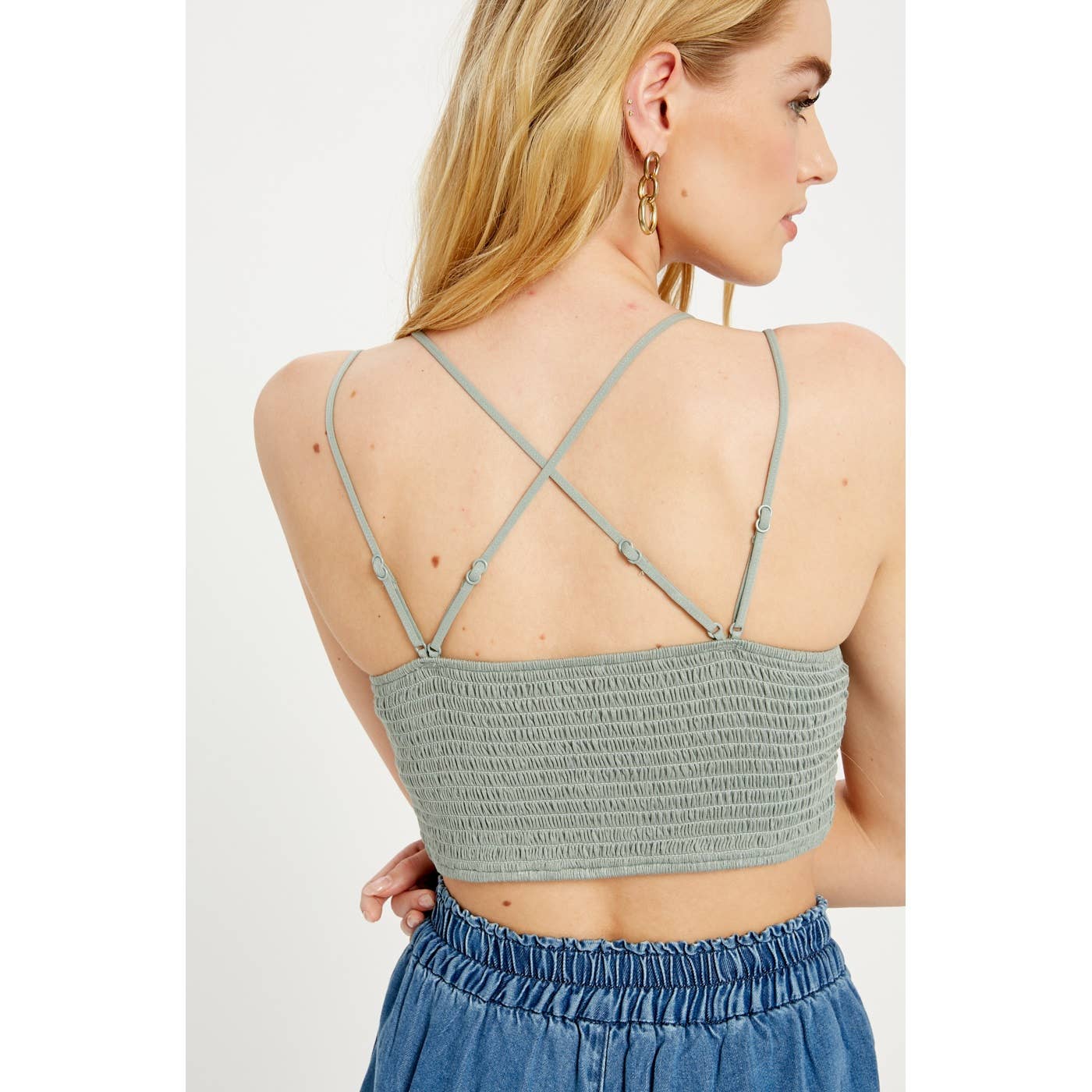 Ruthie Floral Scalloped Lace Bralette