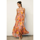 The Selene Ruched Maxi Dress