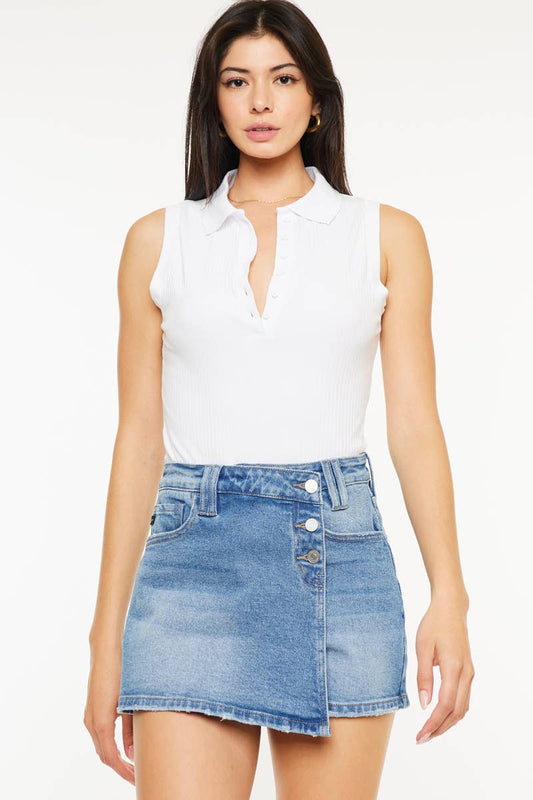 Denim Skort