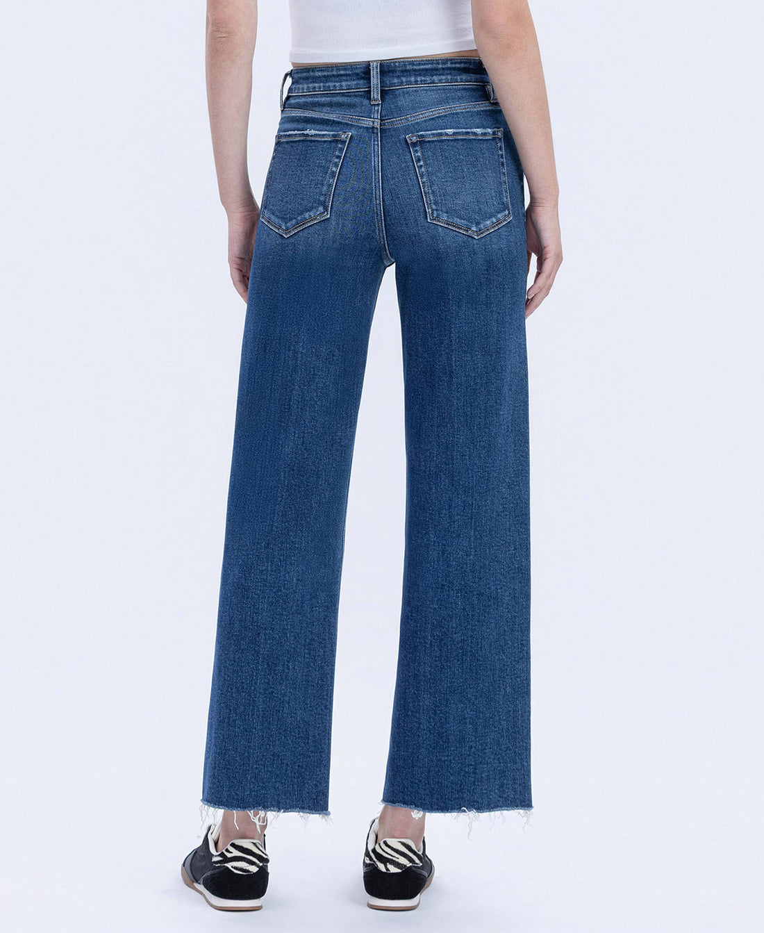 High Rise Trouser Wide Leg Jeans