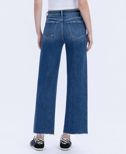 High Rise Trouser Wide Leg Jeans