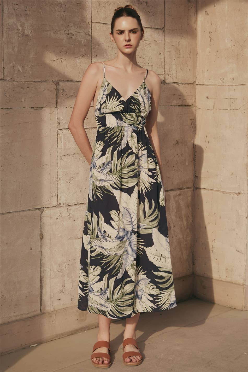 The Solara Strap Midi Dress