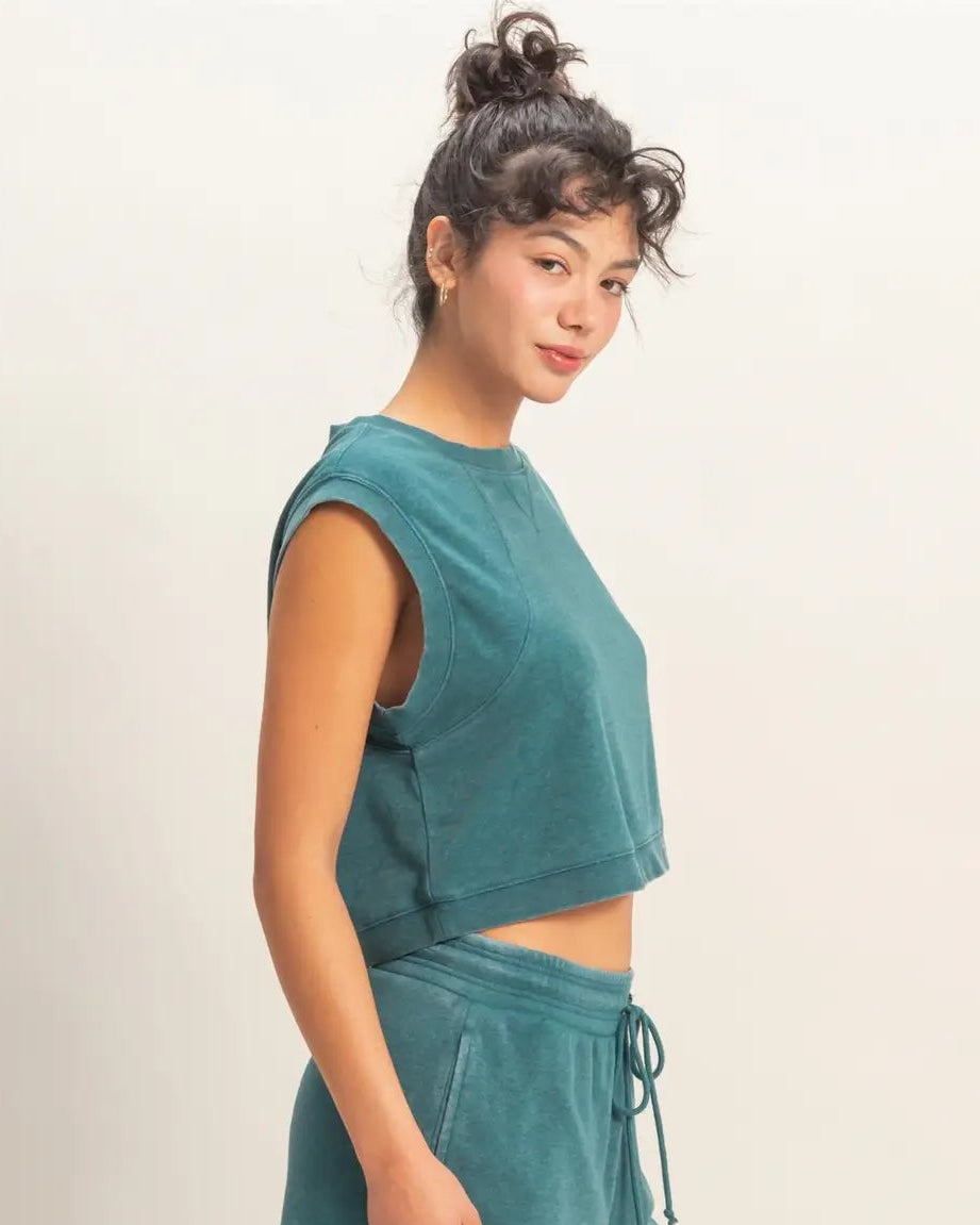 Burnout French Terry Shorts Set
