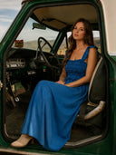 Deanna Denim Maxi Dress