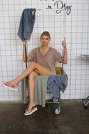 Vivi V-neck boxy top