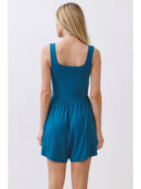 Double Layer Detailed Romper
