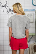 Vivi V-neck boxy top