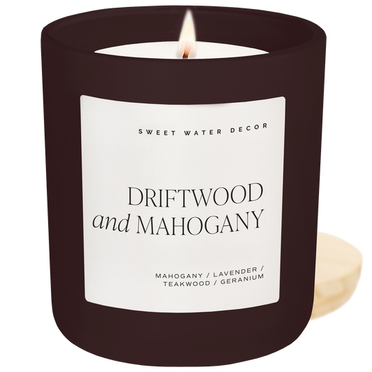 Driftwood and Mahogany 15 oz Candle