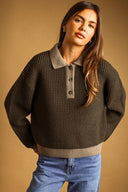 Naomi Waffle Knit Sweater