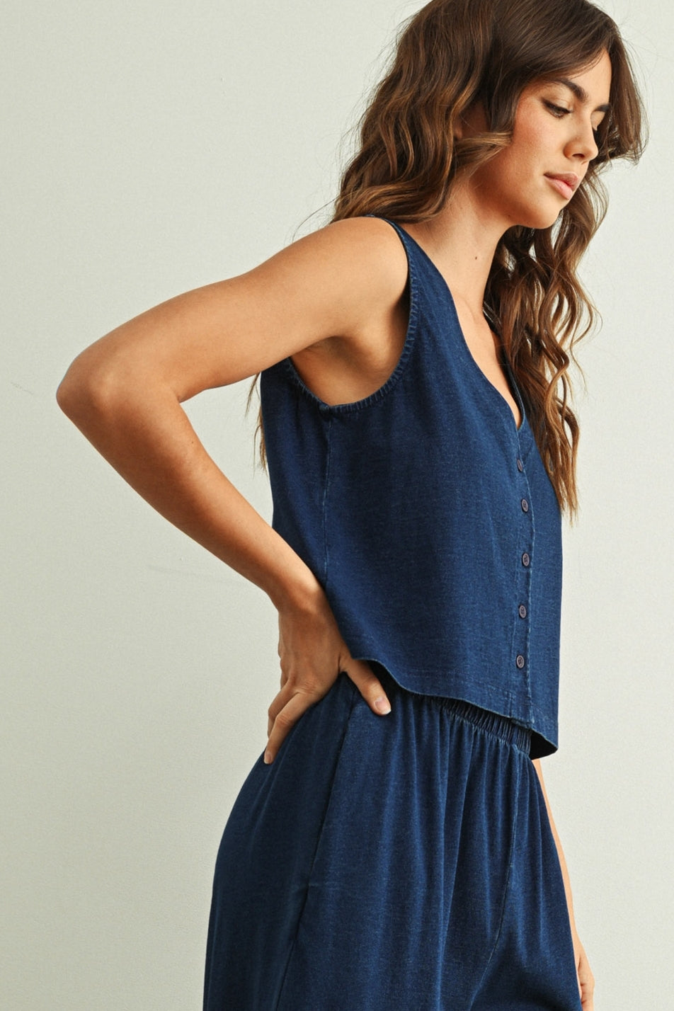 Washed Knit Top