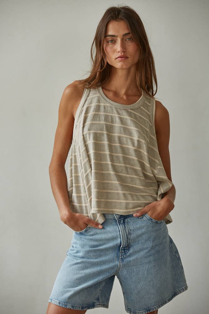 The Libby Stripe Tank Top