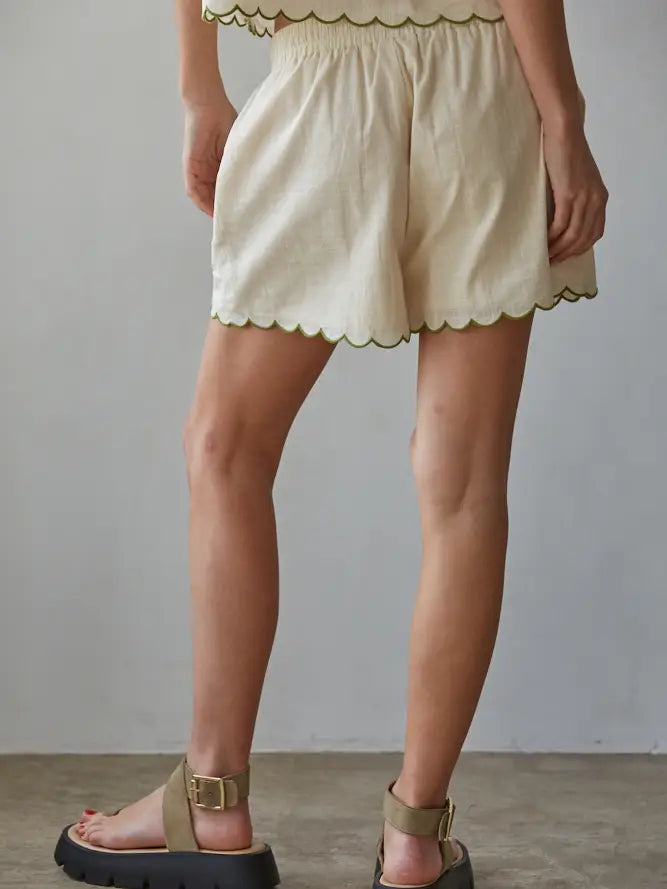 Collins Embroidered Shorts
