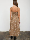 Paetyn Floral Corset Midi Dress