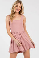 Double Layer Detailed Romper
